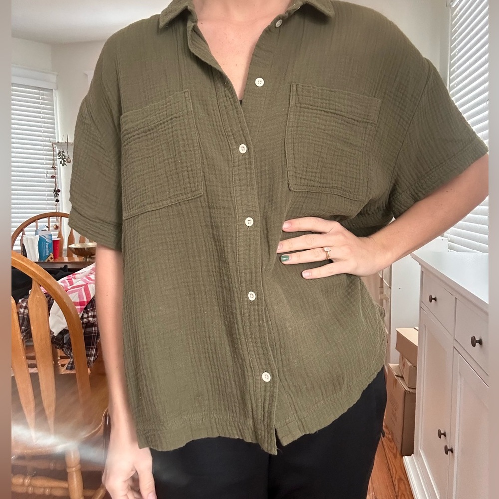 Madewell Oversized Buttondown Tshirt